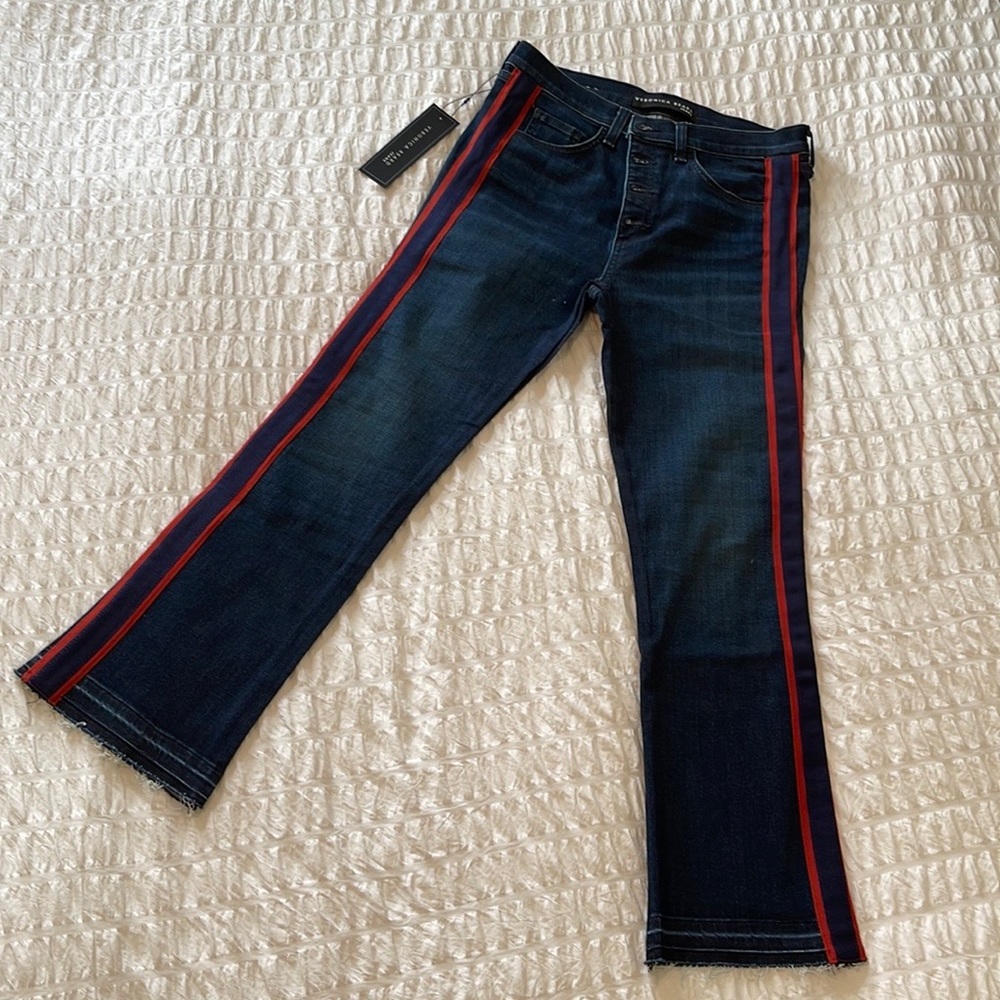 Veronica Beard Carolyn 10” Baby Boot Denim